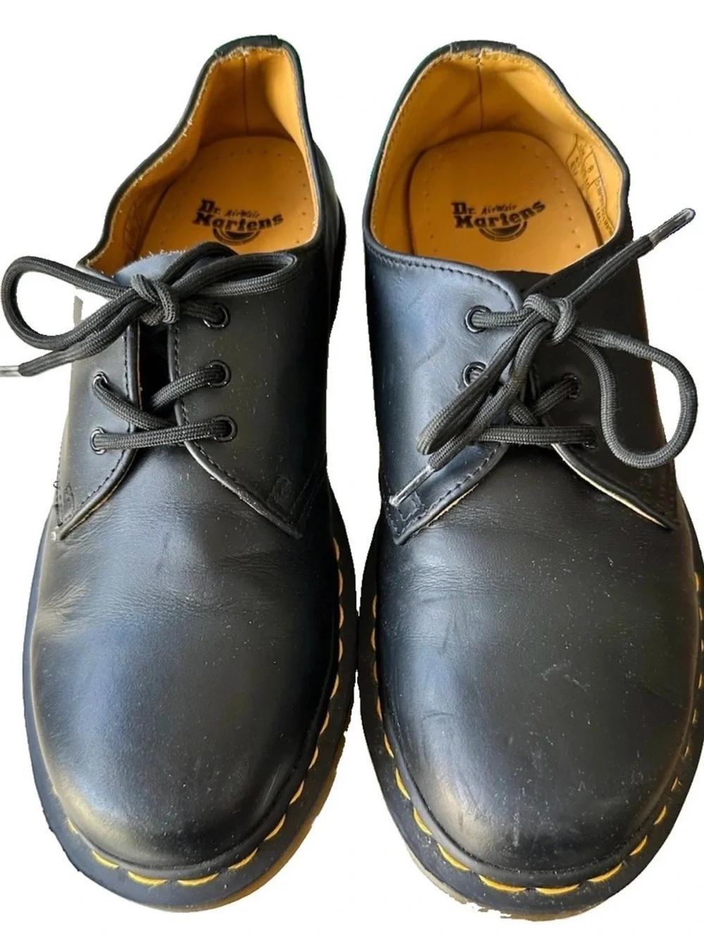 Dr. Martens Docs 1461 Black Leather Low Top Oxford Shoes – Size US M8/ W9.5